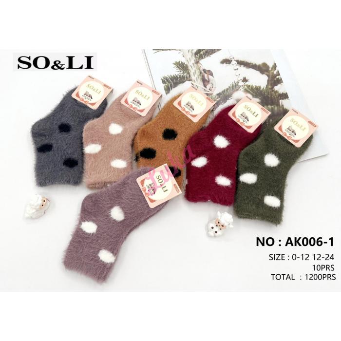 Kid's socks So&Li Thermo AK018-1