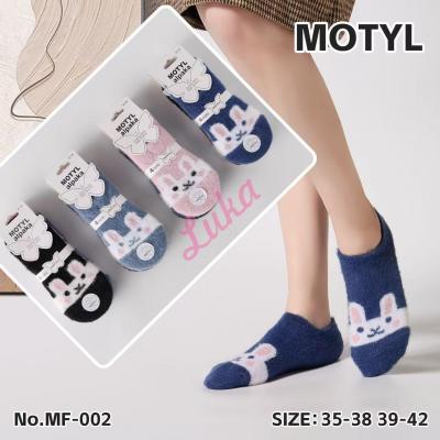 Women's low cut socks Motyl MF-004 ALPAKA