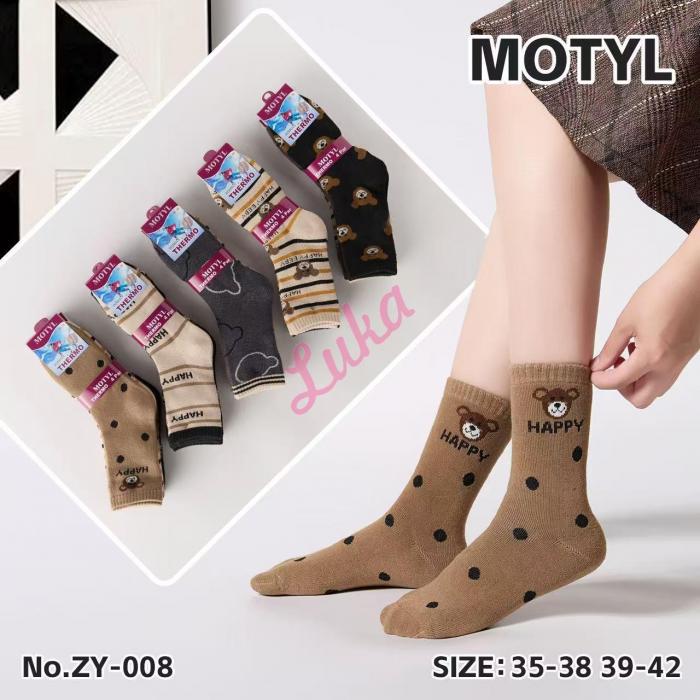 Women's socks Motyl THERMO ZY-006