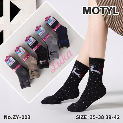 Women's socks Motyl THERMO ZY-003