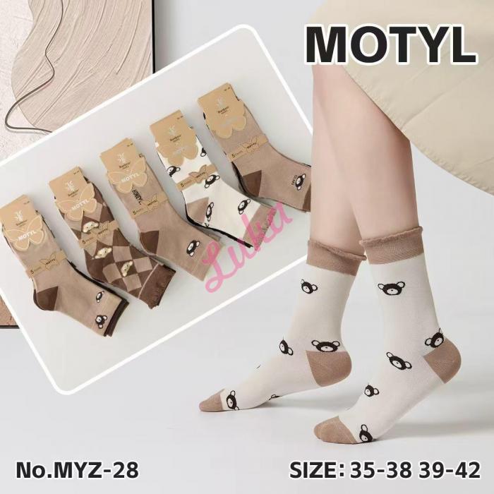 Skarpety damskie bambusowe Motyl MYZ-003