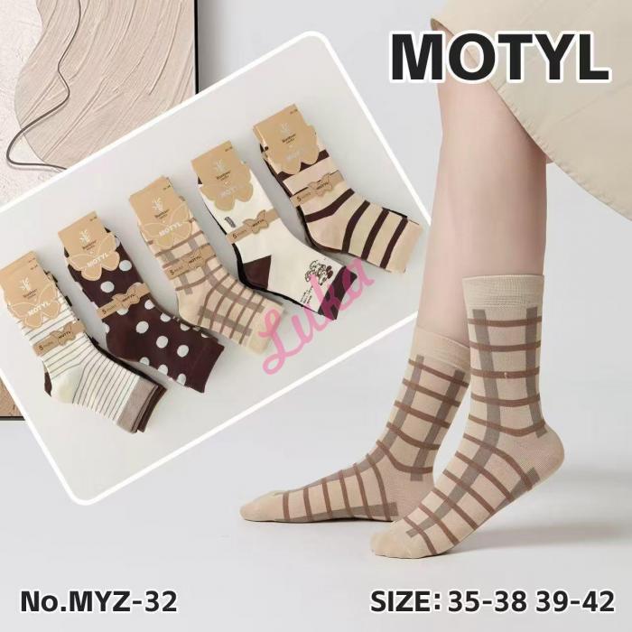 Women's socks bamboo Motyl MYZ-28