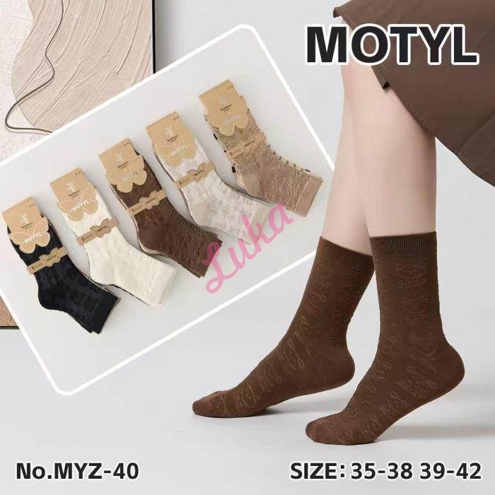 Skarpety damskie bambusowe Motyl MYZ-32
