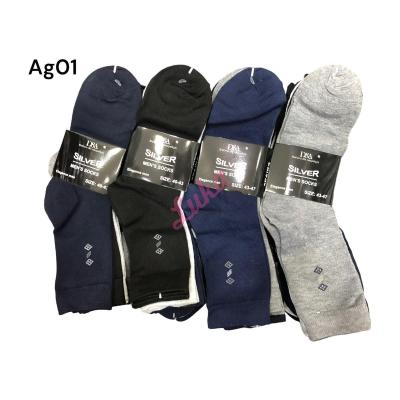 Men's Socks D&A Silver AG-01
