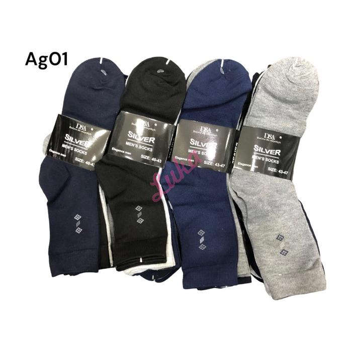 Men's Socks D&A Silver AG-01