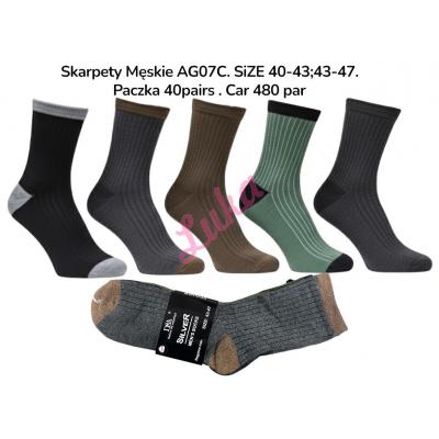 Men's Socks D&A Silver AG-05