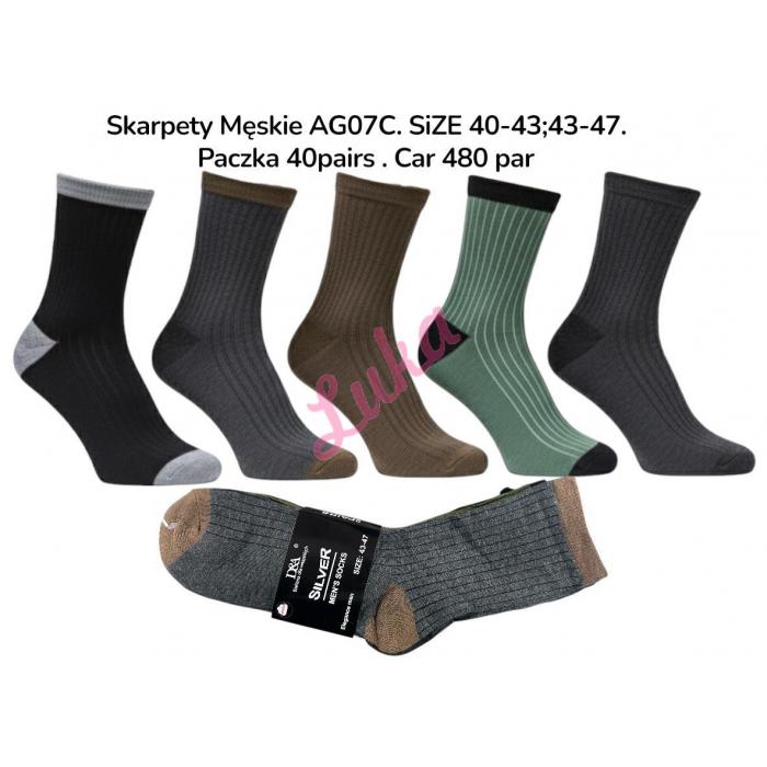 Men's Socks D&A Silver AG-05