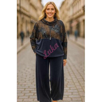 Komplet damski Polska DES-321 Welur