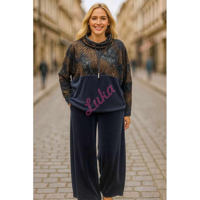 Komplet damski Polska DES-320 Welur