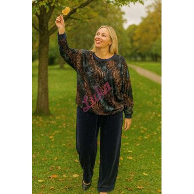 Komplet damski Polska DES-329 Welur