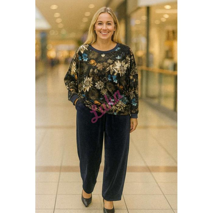 Women's Set Polska DES-329 Welur