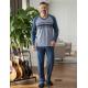 men's pajamas WARM T28DL-1823