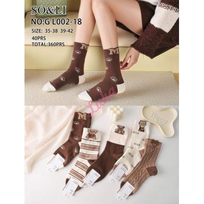 Women's Socks So&Li Cashmere GL002-21