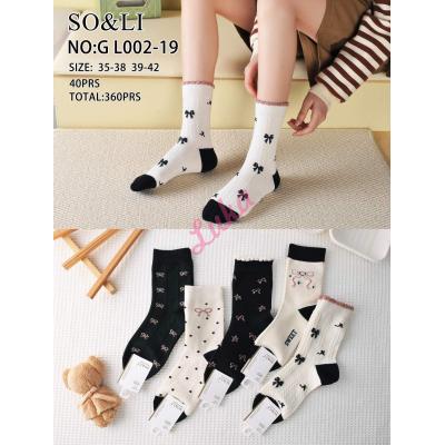 Women's Socks So&Li Cashmere GL002-18