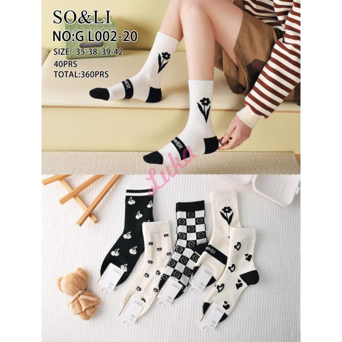 Women's Socks So&Li Cashmere GL002-19