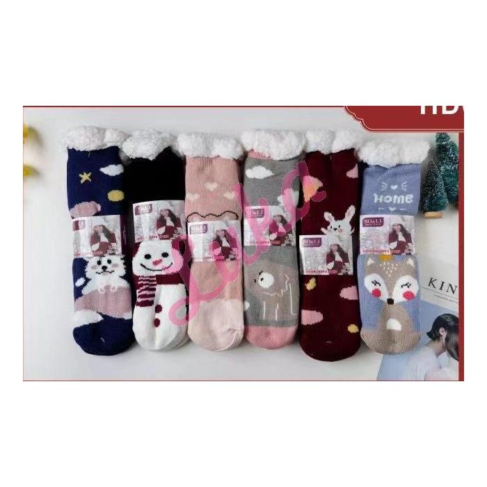 Skarpety damskie So&Li Angora AK010-1