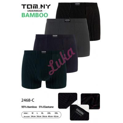 Men's boxer shorts bamboo Tomny 2468-C