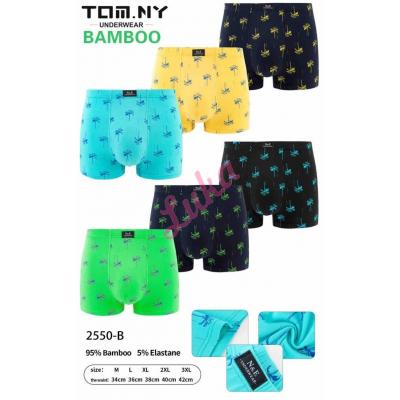 Men's boxer shorts bamboo Tomny 2550-B