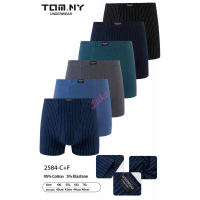 Men's boxer shorts Tomny 2584C+F