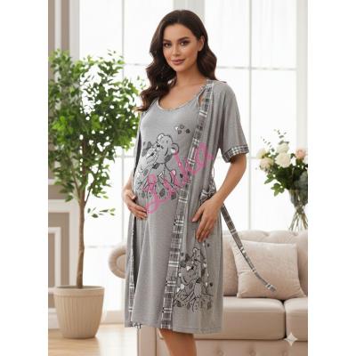 Women's nightgown for nursing set NOO-2002