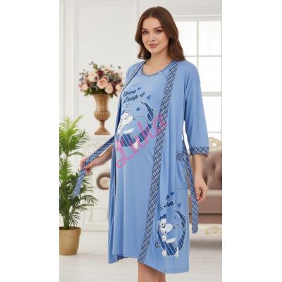 Women's nightgown for nursing set NOO-2003