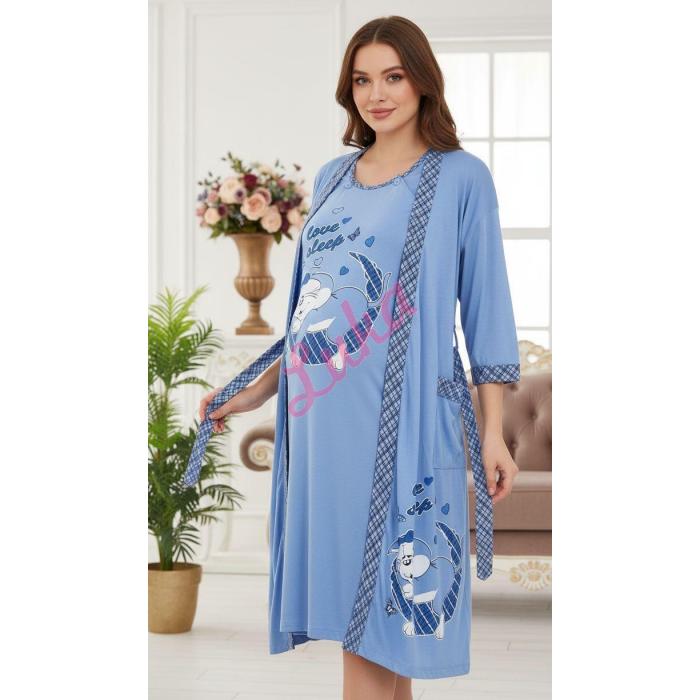Women's nightgown for nursing set NOO-2002