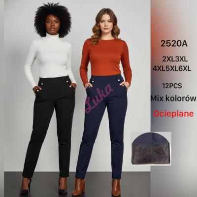 Spodnie damskie OCIEPLANE 2520A