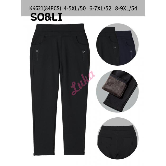 Women's pants So&Li KK514 WARM M-4XL