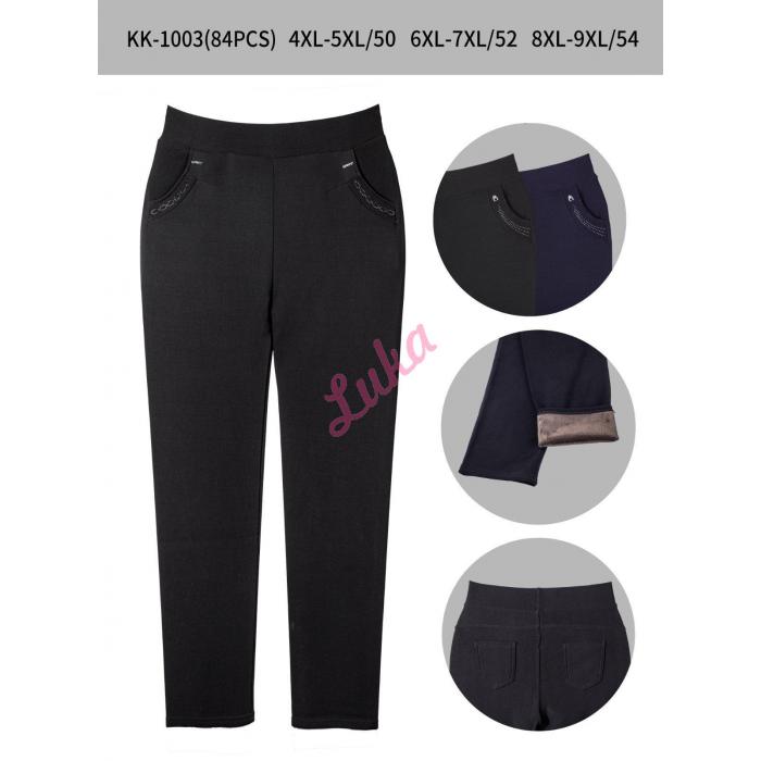 Women's pants So&Li KK1005 WARM 4XL-9XL