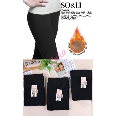 Women's warm WARM SO&LI NO-736