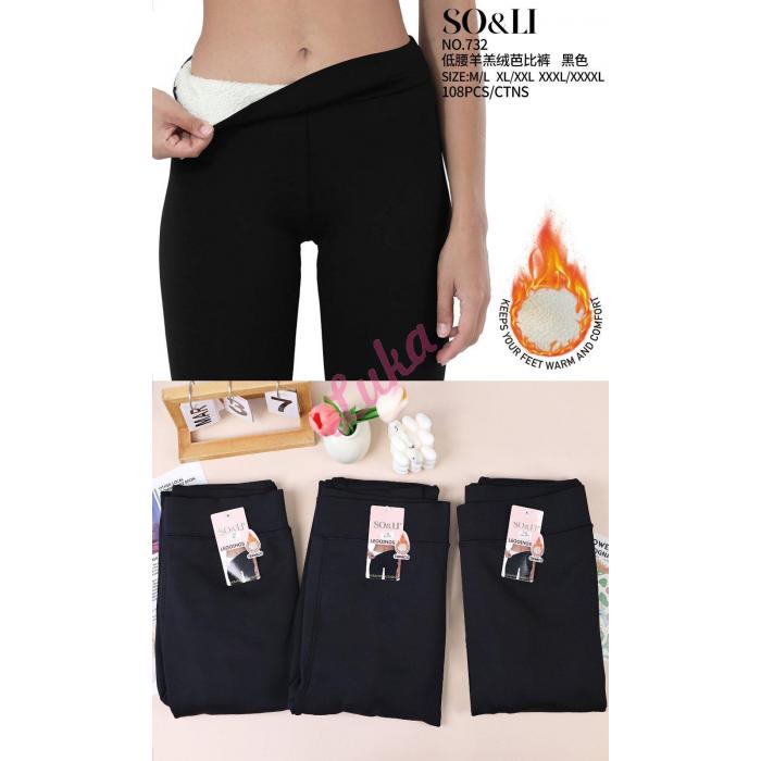 Legginsy damskie GRUBE SO&LI NO-733