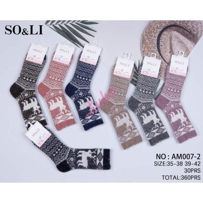 Women's Socks So&Li Wool AM007-2