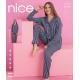 Women's turkish pajamas Nice Mood 5487 Welur