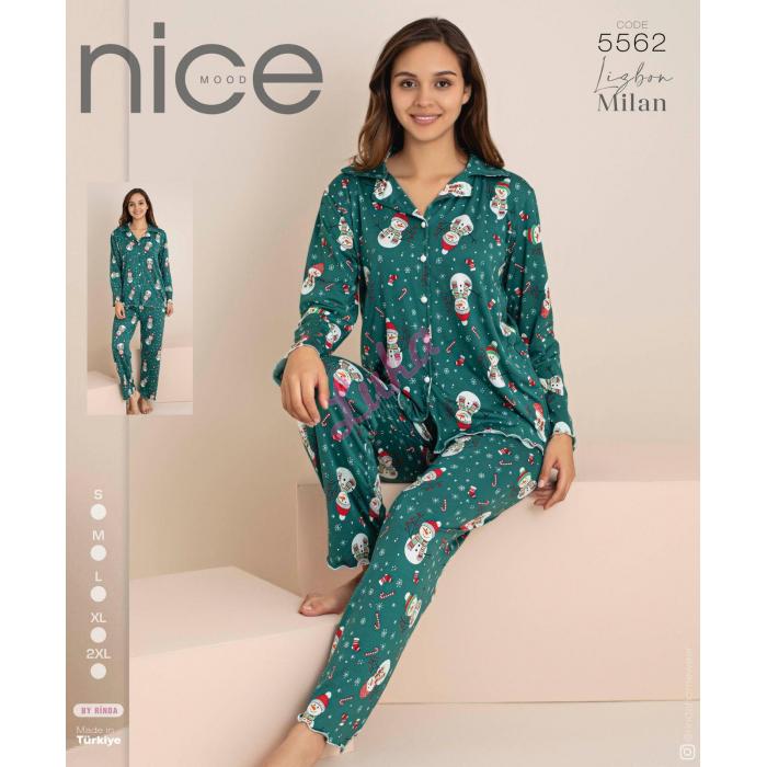 Women's turkish pajamas Nice Mood 5560 Welur