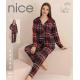 Women's turkish pajamas Nice Mood 5513 Welur