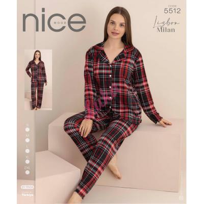 Women's turkish pajamas Nice Mood 5513 Welur