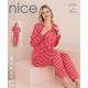 Women's turkish pajamas Nice Mood 5564 Welur