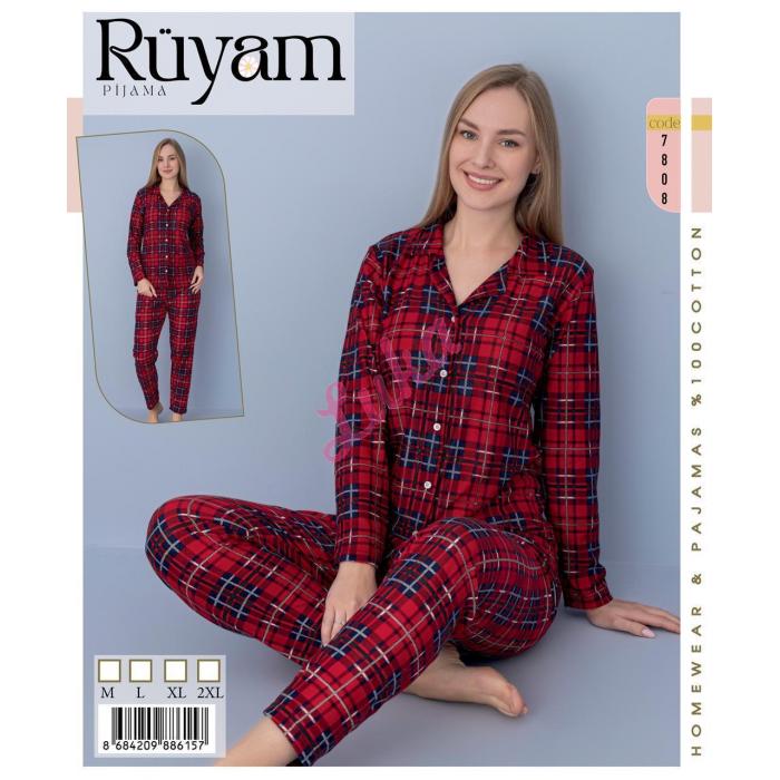 Women's turkish pajamas Ruyam 7809