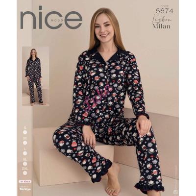 Women's turkish pajamas Nice Mood 5674