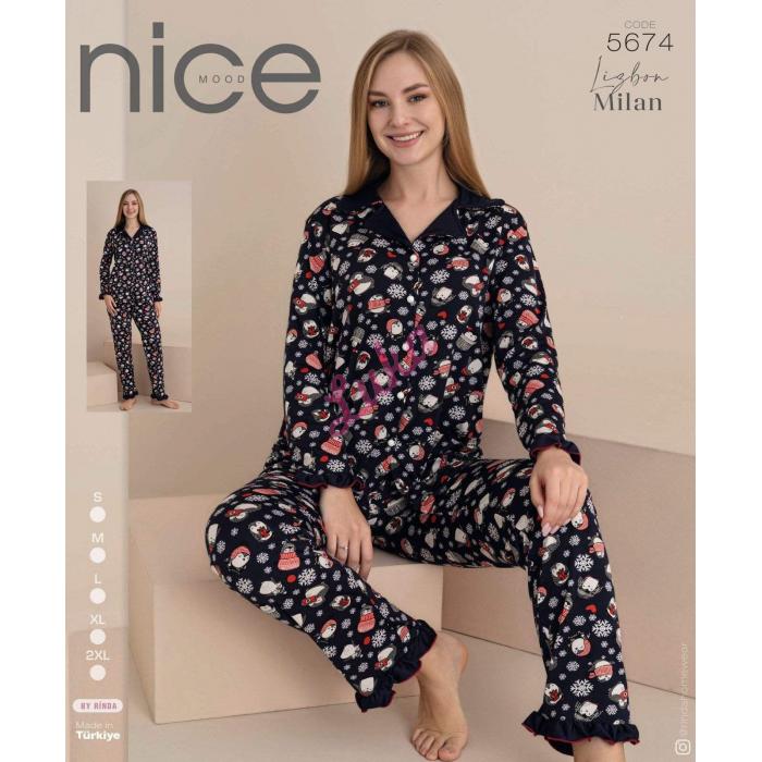 Women's turkish pajamas Nice Mood 5666