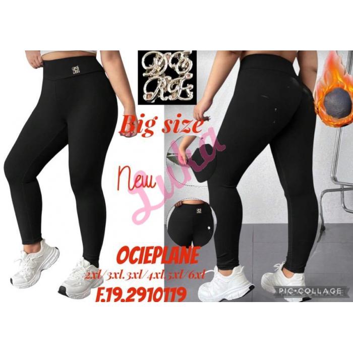 Legginsy damskie 1136 Ocieplane