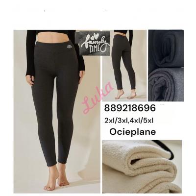 Legginsy damskie 889218696 Ocieplane