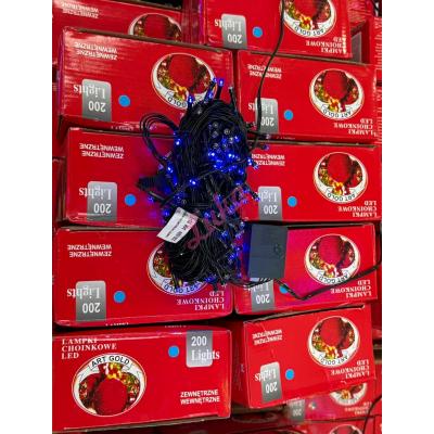 Lampki choinkowe Art Gold 100 LED zimna biel