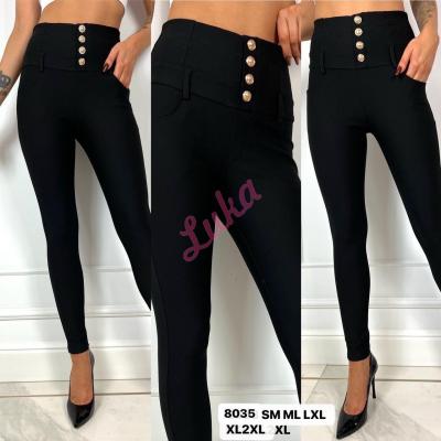 Women's black leggings 8069
