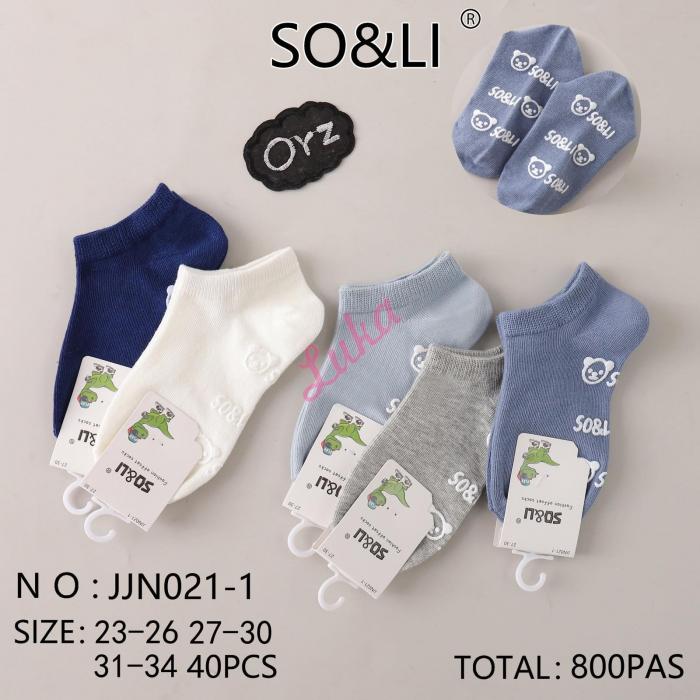 Kid's low cut socks SO&LI Mink AK008-2