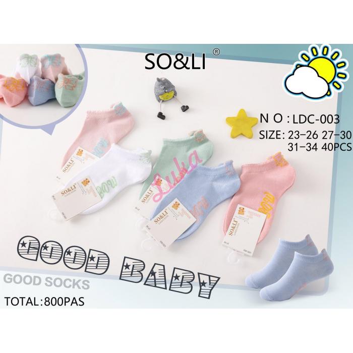 Kid's low cut socks SO&LI LDC-001