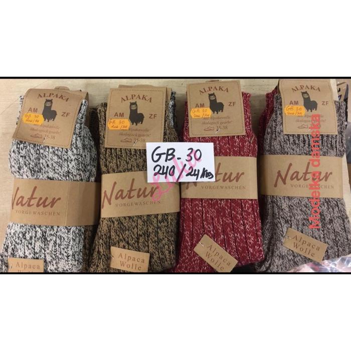 Womens Socks ALPAKA NATUR PB-465