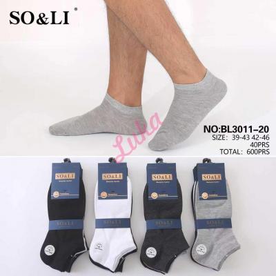 Men's low cut socks So&Li BL3011-21