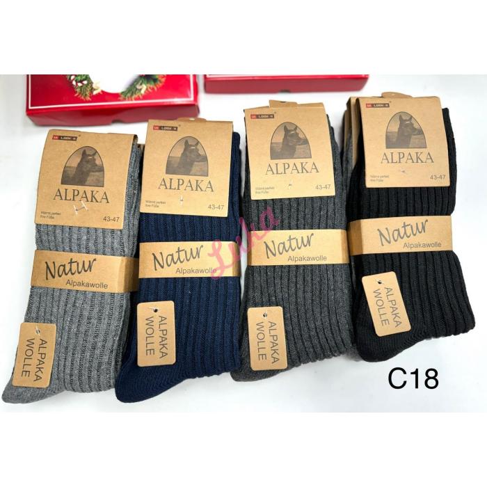 Men's socks C18-DA17 ALPAKA