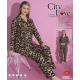 Women's turkish pajamas City Love 9029 Welur